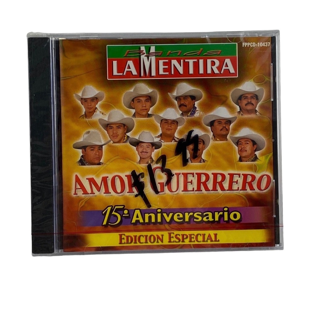 Banda La Mentira Amor Guerrero 15 Aniversario Edicion Especial CD 2001 Sealed